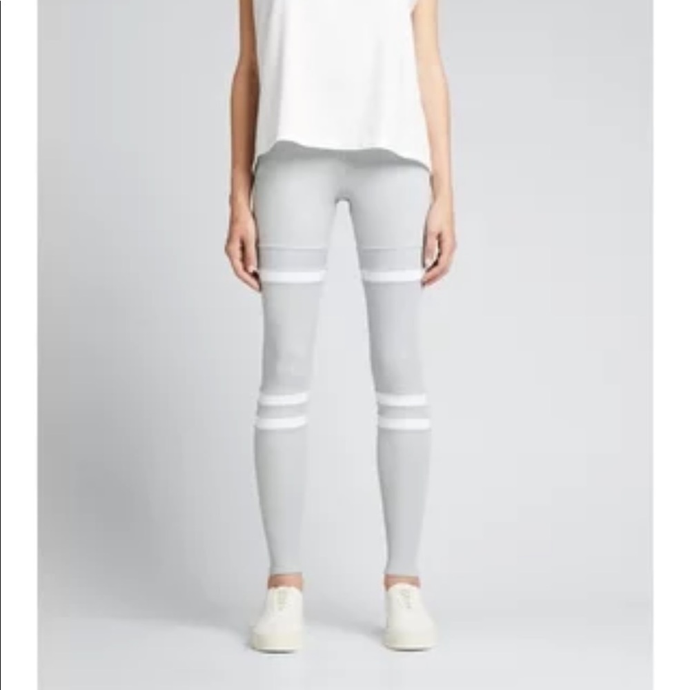 ALO YOGA Legit Striped High-Waist Active leggings